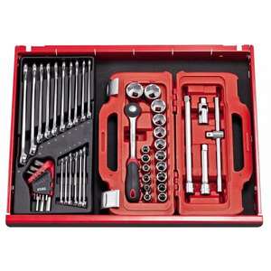 USAG - U06010003 Surtido con zócalos hexagonales en caja modular (22 Uds.) -EAN 8010239320017 JUEGOS DE TRINQUETE Y TOMAS 1/4" - Product Image 4