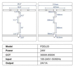 Thiết Kế Sáng Tạo Trong Nhà Phòng Ngủ Đầu Giường Máy Tính Văn Phòng Làm Việc Đọc Sách Nghiên Cứu Học Tập Cảm Ứng Bàn Chiếu Sáng LED Bảng Đèn - Product Image 6