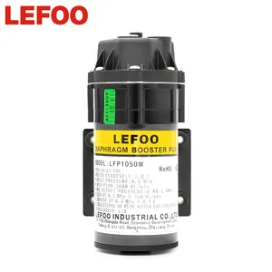 LEFOO Pompa Booster Osmosis 50 GPD, Pompa Diafragma Booster RO DC dengan Stabilisator