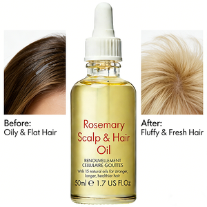 Rosmarin-Haarpflege Ätherisches Öl zur Nährung der Kopfhaut, Reparatur von Geschädigtem Haar und Stärkung der Haarwurzeln - Product Image 3