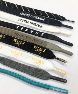 Tùy chỉnh dây in Silicone ren in logo hoodie chuỗi dây rút dây hoodie vẽ chuỗi Polyester phẳng dây rút - Product Image 4