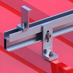 Sistema de Paneles <span class=keywords><strong>Solares</strong></span> Fotovoltaicos, Estructura de Instalación Solar para Techos Metálicos, Sistema de Paneles <span class=keywords><strong>Solares</strong></span> Industriales - Product Image 3