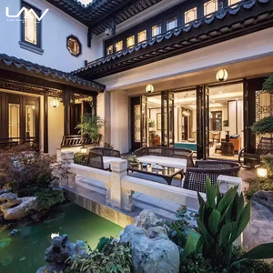 Nuevo diseño moderno al aire libre Villa Patio jardín sofá individual silla PE ratán marco de aluminio impermeable tela sofá conjunto Hotel <span class=keywords><strong>Balcon</strong></span> - Product Image 3