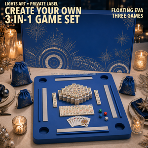Alfombrilla <span class=keywords><strong>de</strong></span> espuma EVA flotante para mesa <span class=keywords><strong>de</strong></span> Mahjong, con luces <span class=keywords><strong>de</strong></span> Hanukkah, multiusos para Mahjong americano, <span class=keywords><strong>Rummy</strong></span> y <span class=keywords><strong>cartas</strong></span> impermeables - Product Image 1