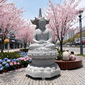 Statue traditionnelle de <span class=keywords><strong>Bouddha</strong></span> Guanyin assis, sculpture religieuse personnalisable pour la décoration des temples, la méditation zen et les espaces sacrés - Product Image 5