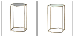 Juego moderno de estilo europeo nórdico de 2 mesas de centro anidadas hexagonales <span class=keywords><strong>Mesa</strong></span> De Caf - Product Image 4