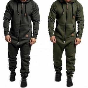 Survêtement de fitness à capuche pour hommes, kliou, tenue de sport, personnalisé, coupe slim, solide - Product Image 1