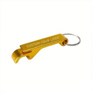 Llavero Abridor de Botellas de Cerveza Rectangular de Aleación de Aluminio al por Mayor con Impresión UV, Estilo Moderno, Logotipo Personalizado, Regalo Promocional - Product Image 2