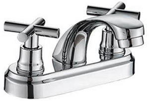 Grifo Mezclador de Doble Manija, Origen China, Fabricado en Latón con Acabado Cromado - Product Image 3