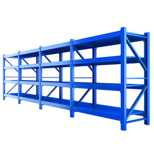 Étagères en acier en gros pour entrepôts, rayonnages industriels, étagères de stockage, rayonnages multi-niveaux, rayonnages modulaires - Product Image 1