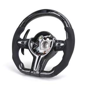 Volante in Fibra di Carbonio Forgiata con Display LED per <span class=keywords><strong>BMW</strong></span> Serie <span class=keywords><strong>E</strong></span> E60 <span class=keywords><strong>X5</strong></span> E70 X6 E71 E82 E87 E88 M3 E90 E91 E92 E93 X1 E84 - Product Image 2