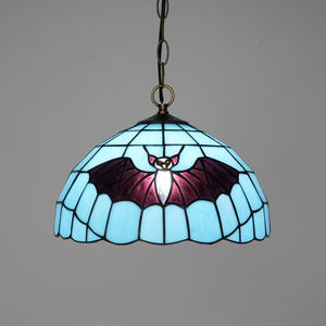 Abat-jour suspendu Tiffany personnalisé en verre teinté, prix de gros, luminaires suspendus pour îlot de cuisine, chambre à coucher, couloir - Product Image 5
