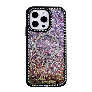 Custodia Magnetica per iPhone 15 con Effetto Diamante Iridiscente - Product Image 2