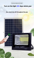 IP67 impermeable al aire libre 50W 100W 200W reflector led focos 200W 300W 400W 500W Luz de inundación LED solar