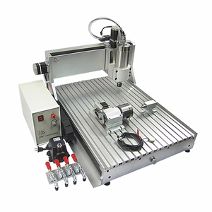 Ly <span class=keywords><strong>CNC</strong></span> 6040 <span class=keywords><strong>Router</strong></span> USB 3/4 trục 0.8kw 1.5KW 2.2kw VFD nước làm mát trục chính khắc khoan máy phay cho chế biến gỗ - Product Image 1