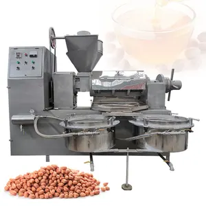 Presse à huile de soja en spirale directe d'usine Machine de fabrication d'huile de tournesol canola à vendre