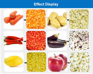 Dicer corte Corte dados máquina raíz vegetal guayaba cubo eléctrico - Product Image 4