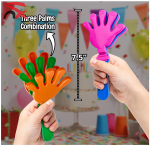 Clapets de main de fabricants de bruit en plastique colorés pour des événements sportifs Fiesta Birthday Game Rewards Cheers - Product Image 5