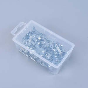 Shanfeng - Kit de 220 Ganchos para Colgar Cuadros, Resistentes, de 30 lb, con Clavos, para Luces de Tira - Product Image 1