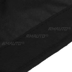 600D Boat Cover 4 Bow Bimini Top Replacement <b>Canvas</b> Waterproof Anti UV Boat Pontoon Cover No <b>Frame</b> with Boot Cover Black/Blue - Product Image 6