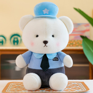 Fábrica grande súper suave peluche Oso de dibujos animados muñeca Eevee Grabbers tijeras máquina para policía oso peluche <span class=keywords><strong>red</strong></span> intercambio <span class=keywords><strong>rojo</strong></span> - Product Image 4