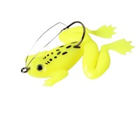 Leurre souple artificiel en silicone réaliste en forme de grenouille avec hameçon – Tueur de Blackfish bionique pour la pêche en eau douce