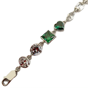 Pulseras de Eslabones de Lujo Bling Iced Hechas a Mano con Baño de Oro de 18K y Cristales Brillantes, Inspiradas en el Hip Hop, para Regalo y Fiesta - Product Image 4
