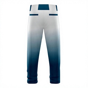 100% Polyester Baseball Pants Button <b>Fly</b> Closure Heat Transfer Printed Custom Team Brand Names Plus Size All Sizes OEM Service - Product Image 4
