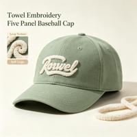 Casquette de sport en coton avec logo brodé 3D personnalisé, style structure, pour casquette de baseball à 5 panneaux, Gorras, chapeaux pour hommes