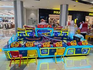 Circuit de course pour enfants à 6 joueurs avec volants et système de chronométrage pour aire de jeux intérieure - Product Image 6