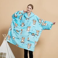 Sweat-shirt à capuche en polaire Sherpa douce et confortable avec motifs d'animaux surdimensionnés comme cadeaux
