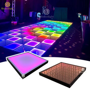 Led 3d Miroir Infini Piste de Danse Disco / Dj / Night Club Plafond et Panneau Mural Lumineux Dancefloor pour Night Club - Product Image 4