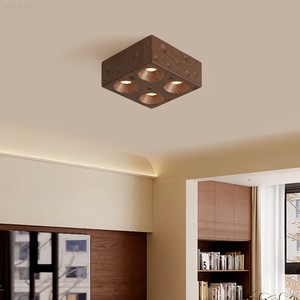 Spot LED blanc froid minimaliste moderne avec commande vocale et télécommande, alimentation CA, décoration intérieure, plafonnier anti-éblouissement - Product Image 3