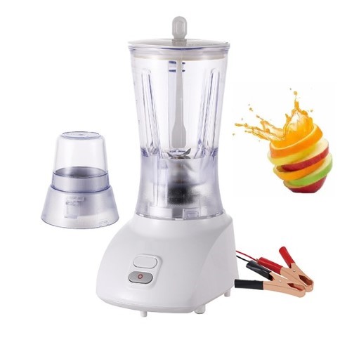 Penggiling mixer multifungsi tenaga surya 2 dalam 1, blender DC 12v 200W otomatis buah pembuat makanan bayi