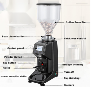เครื่องบดกาแฟแบบแบน 64 มม. สแตนเลสสตีล ระดับมืออาชีพ 220V ใช้ไฟฟ้าเชิงพาณิชย์ พร้อมพอร์ต USB สำหรับ<span class=keywords><strong>บด</strong></span>เอสเพรสโซ <span class=keywords><strong>1Zpresso</strong></span> สำหรับใช้ในครัวเรือน - Product Image 3