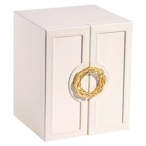 Boîte à bijoux velours doublé accessoires avec plusieurs compartiments mallette de rangement pour bagues boucles d'oreilles colliers - Product Image 6
