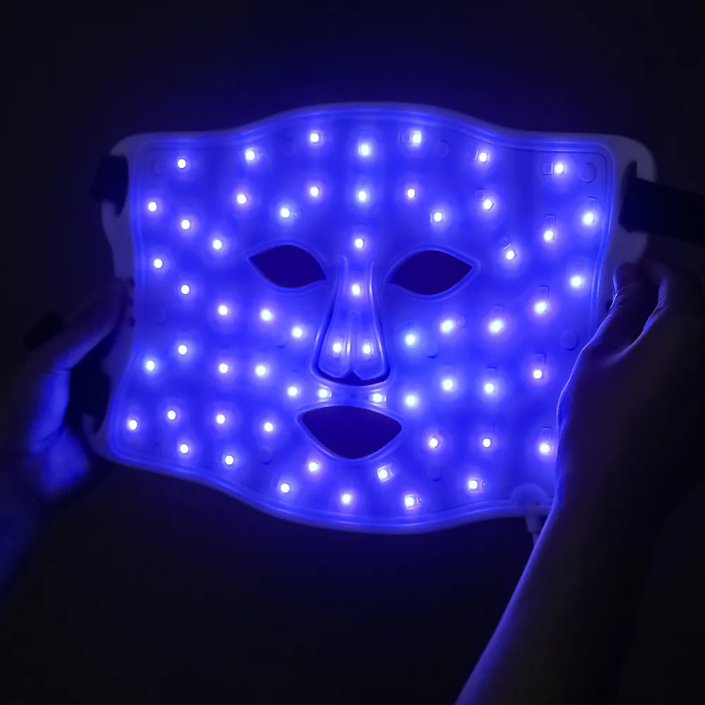 Currentbody led gesichts-hals-maske entworfen, um Entzündung zu verringern und Kollagen-Produktion zu steigern Hautverjüngung Photonen-Maske