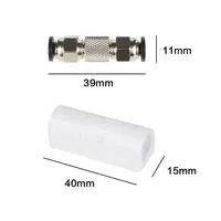 Connecteur pneumatique en tube PTFE, 3 pièces, pour imprimante 3D Bambu Lab X1 X1C P1P P1S, extrudeuse de filament de 1.75mm, pièces d'imprimante 3D Bambulabs