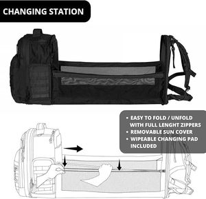 <span class=keywords><strong>2025</strong></span> sẵn sàng chứng khoán giá rẻ chiến thuật CHA Túi Tã ba lô với thay đổi trạm - Product Image 4