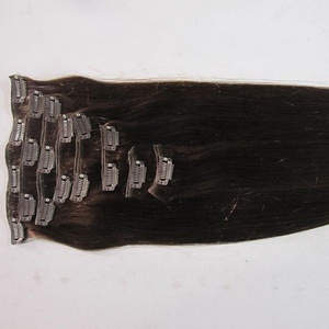 Extensiones de Cabello Humano Remy con Clip, Color Negro Natural Brasileño, Gran Venta 2021 - Product Image 6