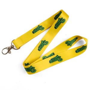 China Promotional Items Custom Teacher Accessories Key Chain Manufacturer Woven Lanyard with logo Printing - Product Image 2