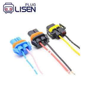 H4 9003 HB2 メス セラミックヘッドライトコネクターハーネス 高温電線 - Product Image 4