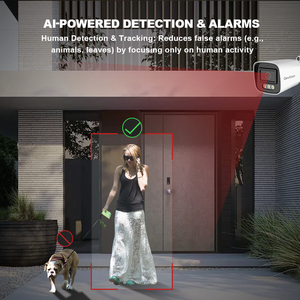 Di alta qualità 4K <span class=keywords><strong>16</strong></span> canali di sicurezza IP 8MP colore visione notturna esterna POE macchina fotografica POE NVR CCTV sistema con Asecu App - Product Image 2