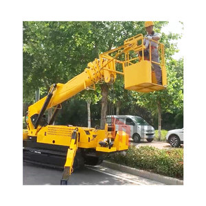 Mini-<span class=keywords><strong>grue</strong></span> araignée <span class=keywords><strong>sur</strong></span> chenilles Caterpillar pour l'installation de panneaux sandwich - Product Image 4