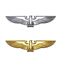Autocollant de logo de voiture Totem d'aigle volant en métal 3D haut de gamme créatif personnalisé décalcomanie de voiture émaillage déployez vos ailes jeu de droits
