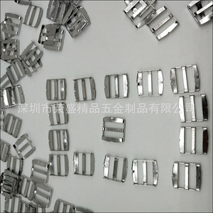 Hebilla de metal Rongsheng de 15 mm de diámetro interior para bolsos, zapatos y artesanías, duradera. - Product Image 3