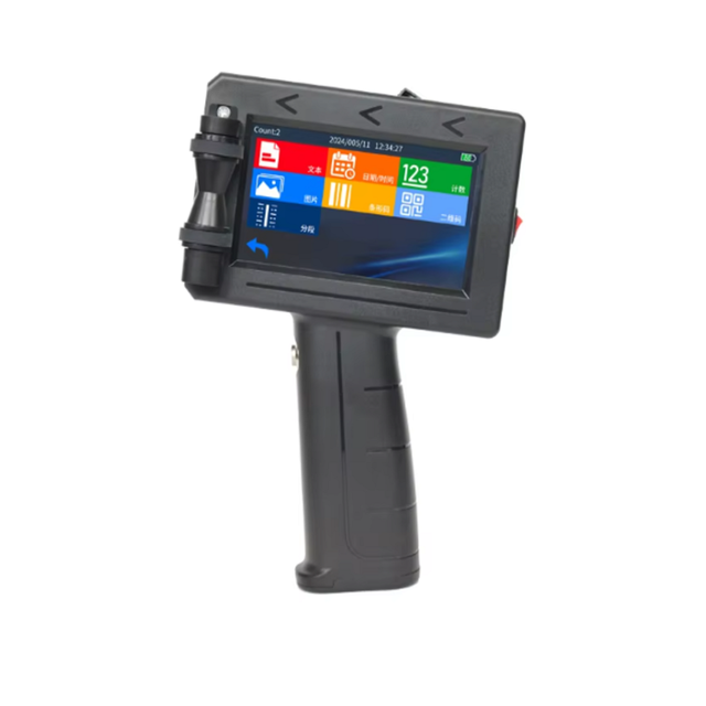 2025 New N5 Handheld Inkjet Label Printer High-Efficiency Easy-Operation Multi-Surface Coding Can/Bottle/Cap/Steel/Wood/DX7 Flex