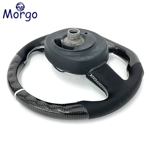 Volante de Carreras de Fibra de Carbono para Auto, para BMW <span class=keywords><strong>Mini</strong></span> Cooper S R56 R61 <span class=keywords><strong>GP</strong></span> Coupe, Volante de Fondo Plano de Fibra de Carbono - Product Image 6