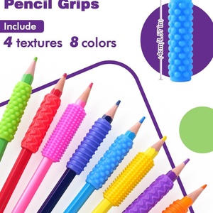 Couvre-stylos en silicone transfrontaliers les plus vendus – Conception segmentée professionnelle sur mesure, fonction correctrice, écologique - Product Image 2