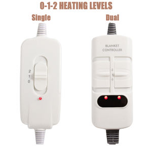 <span class=keywords><strong>Lit</strong></span> chauffant électrique en polyester 390g à motif à carreaux rouge, couverture de sommeil chaud de taille personnalisée - Product Image 4